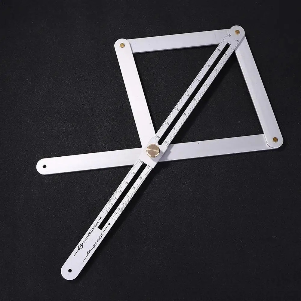 Multifunctional Protractor Corner Angle Finder Tool Square Ruler Protractor Woodworking Building Measuring Angle Square Tool