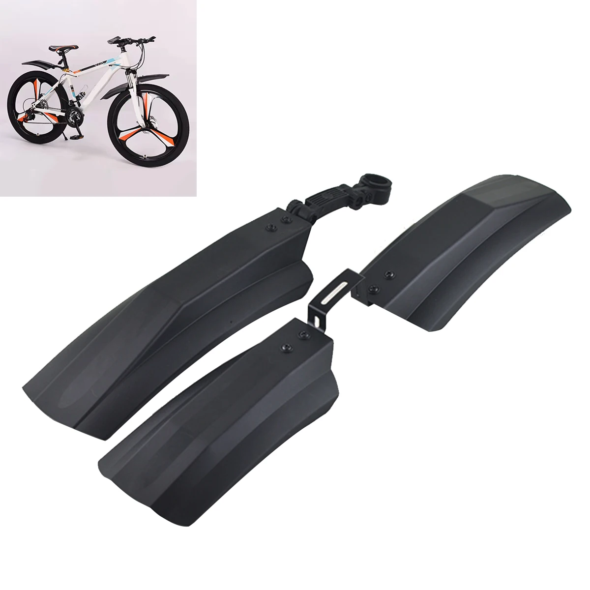 

26 Inch Bicycle Fenders Bike Folding Front Rear Mudguardfor Fat Tire Mountain Bike Mud Guard Wings For Bicycle Accessories