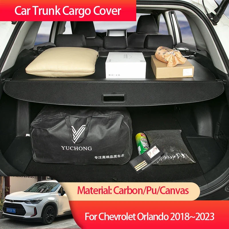 

Для Chevrolet Orlando 2018 2019 2020 2021 2022 2023 багажник автомобиля крышка багажника багажник задний лоток для багажника защитный оттенок авто