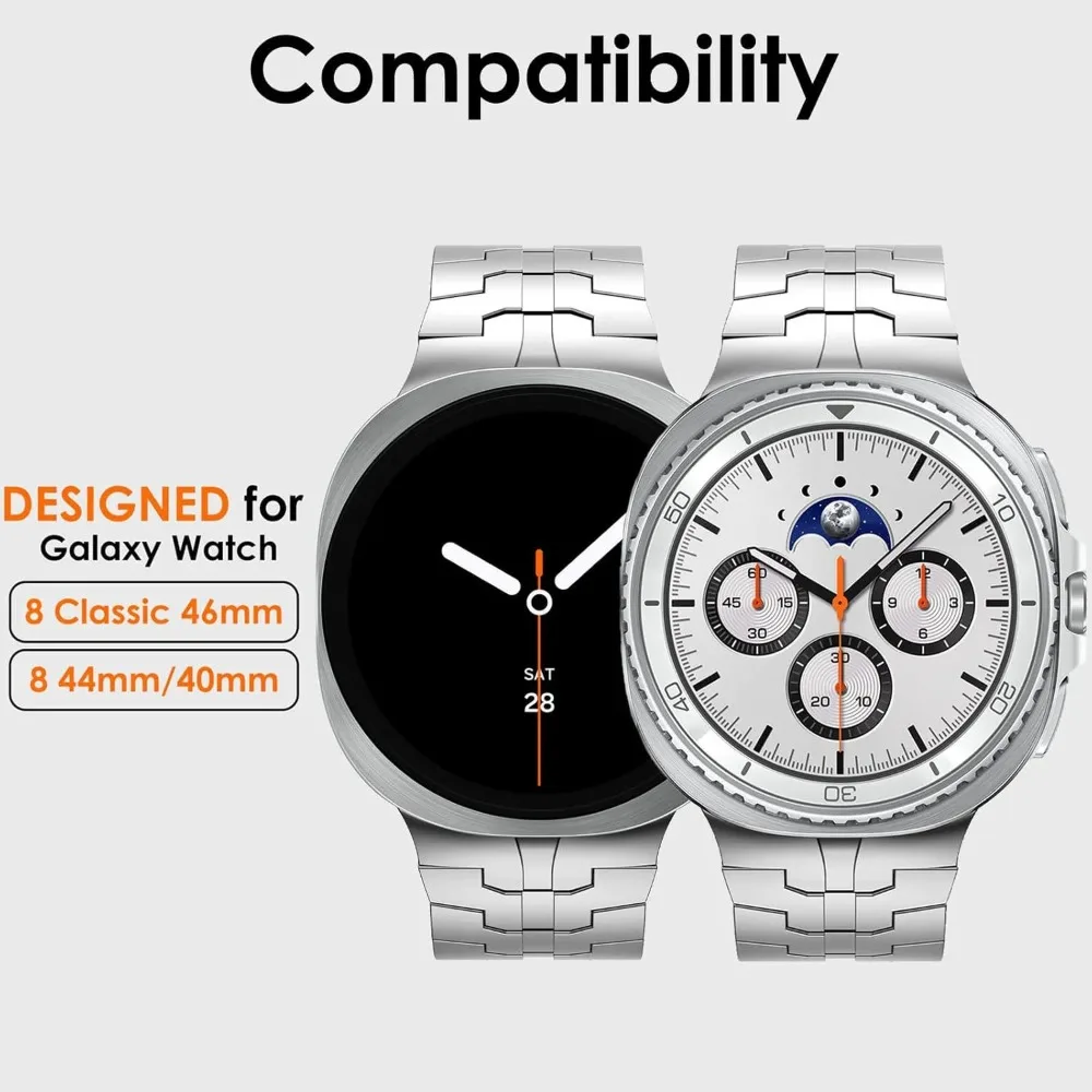 Stainless Steel Metal Watch Strap – Premium Replaceable Wristband