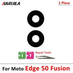 Premium Rear Camera Glass Lens with Adhesive for Motorola Moto Edge Series (Edge 50 Fusion)