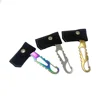 Outdoor Camping Portable Mini Axe Stainless Steel Sharp Blade Mini keychian Knife Portable EDC Multitool with Leather Case 3