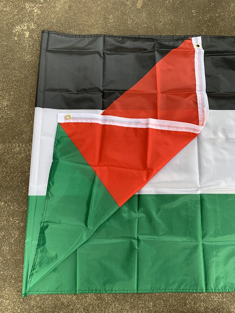 Z-ONE Large Palestine Flag 90x150cm Polyester hanging Gaza Palestinian  banner For Decoration - AliExpress