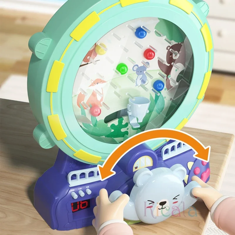 Kids Pick Up Bean Ball Game Machine Toys Lighting Scoring Parent-Child Interactive Puzzle Electric Educational Boy Girl Toy Gift 3