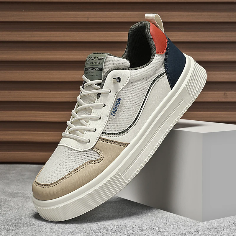 Scarpe da skate estive da uomo in mesh traspirante_voghion.com