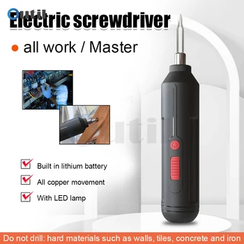Electric Screwdriver with Rechargeable Battery