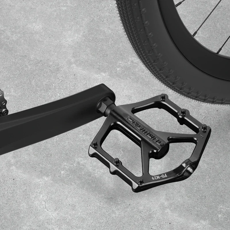 Pedale per bicicletta MTB Cuscinetto DU antiscivolo Pedali ultraleggeri ad alta resistenza Pedali con piattaforma larga Accessori per mountain bike - immagine 6