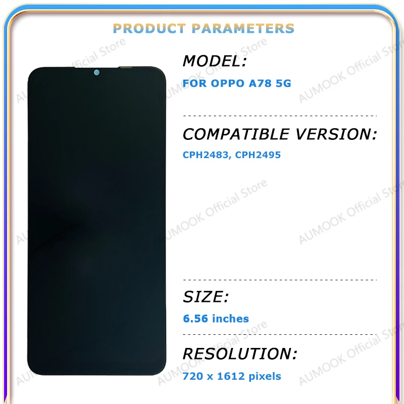 Oppo A58 4G / A78 4G scherm Touchscreen – Snelle telefoon- en Oppo A58 4G / A78 4G scherm Touchscreen – Snelle telefoon- en
