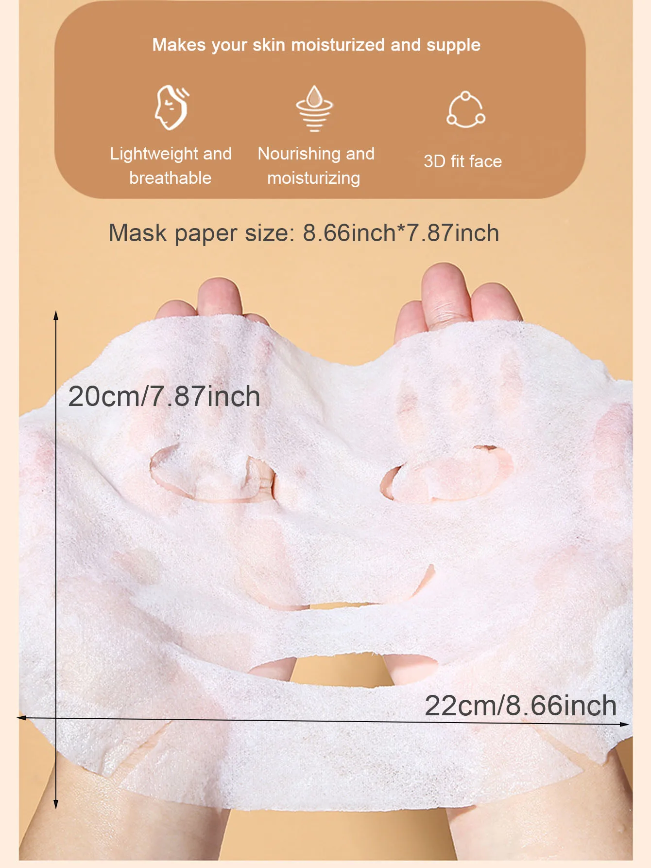 Hydrating Compressed Facial Mask Paper for Makeup