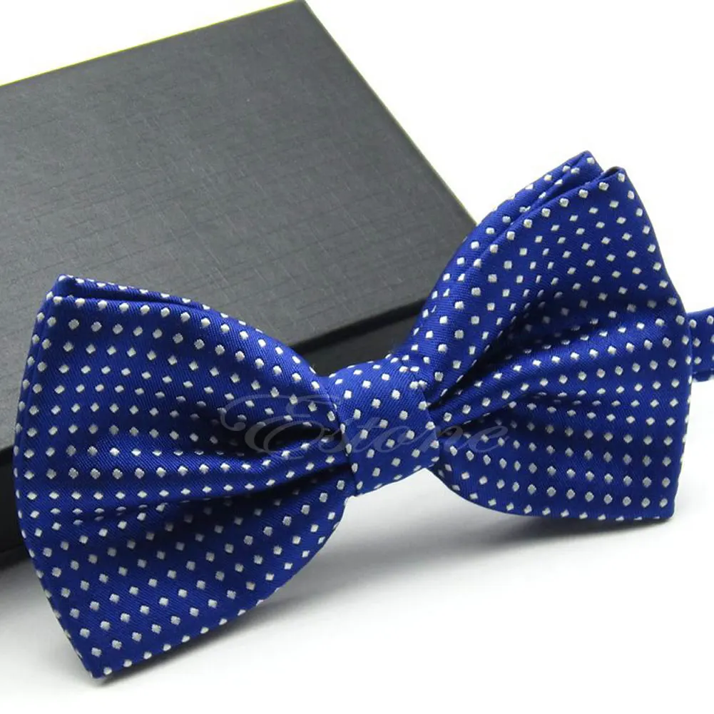 

Fashion Men's Adjustable Tuxedo Polka Dots Wedding Party Bowtie Bow Tie