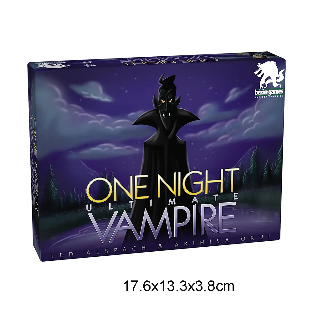 One Night Ultimate Werewolf Fun Party Card Game Daybreak Super Villains Revised Vampire Alien Edition Hidden Roles Deduction card games role playing game