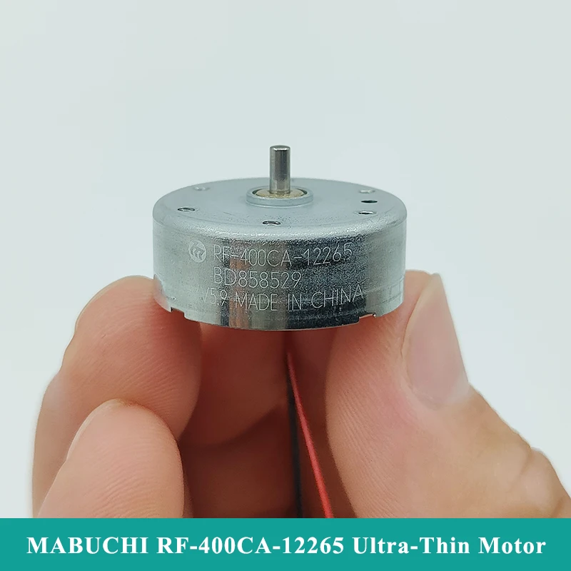 오리지널 마부치 RF-400CA-12265 D/V5.9 스핀들 모터, 미니 24mm 초박형 원형 400 전기 모터, 오디오 CD DVD 플레이어 자동차