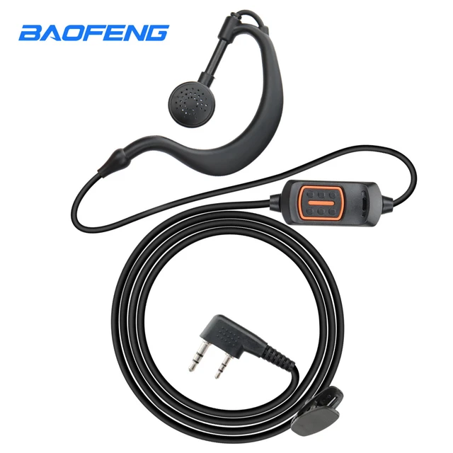 Baofeng – Casque talkie-walkie avec port d'écouteur, accessoire