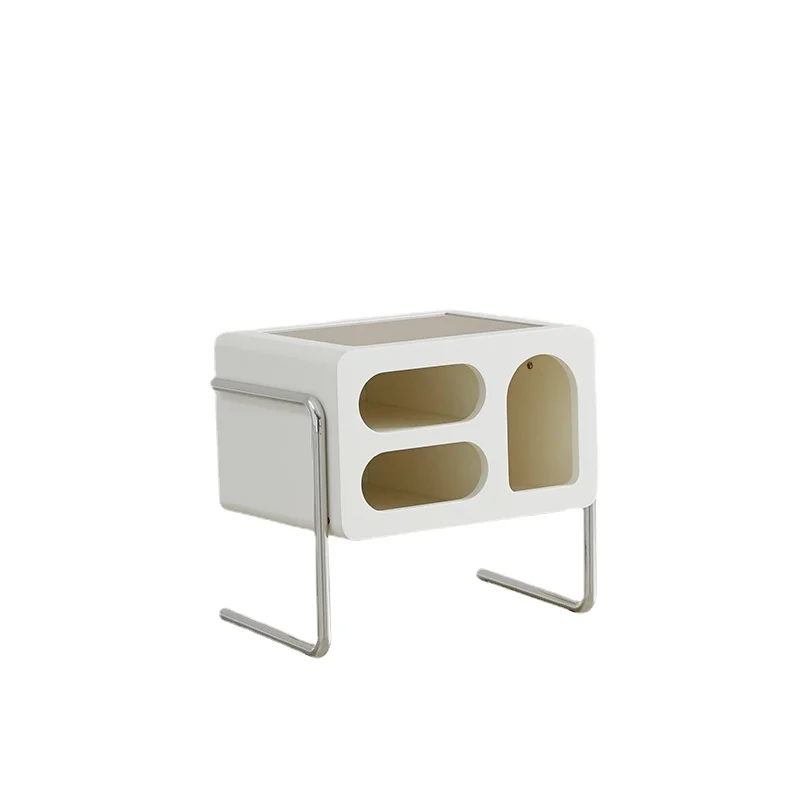 

PQF Simple Bedside Table Magazine Rack Living Room Side Table Storage Chest of Drawers Bedroom Bedside Cabinet
