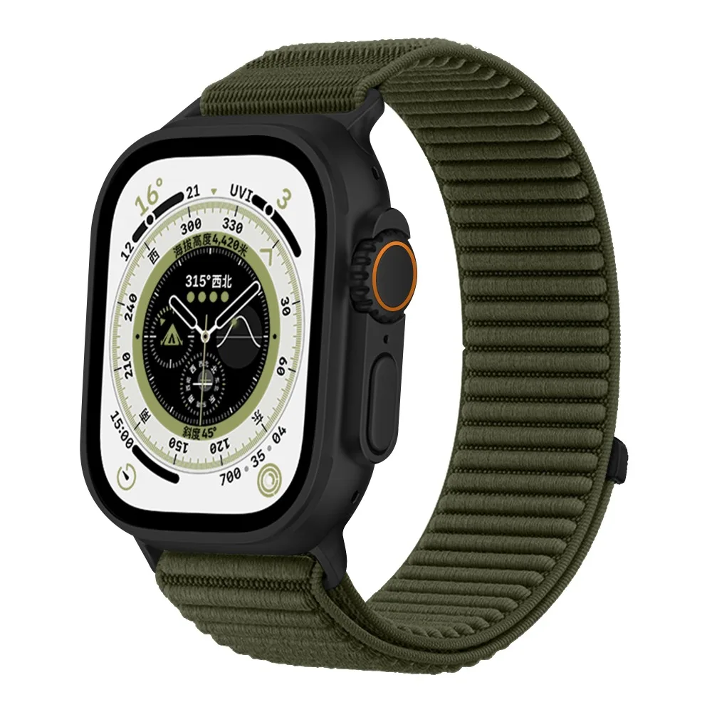 Nylon Loop Strap for Apple Watch - Stylish and Durable Replacement Bracelet
