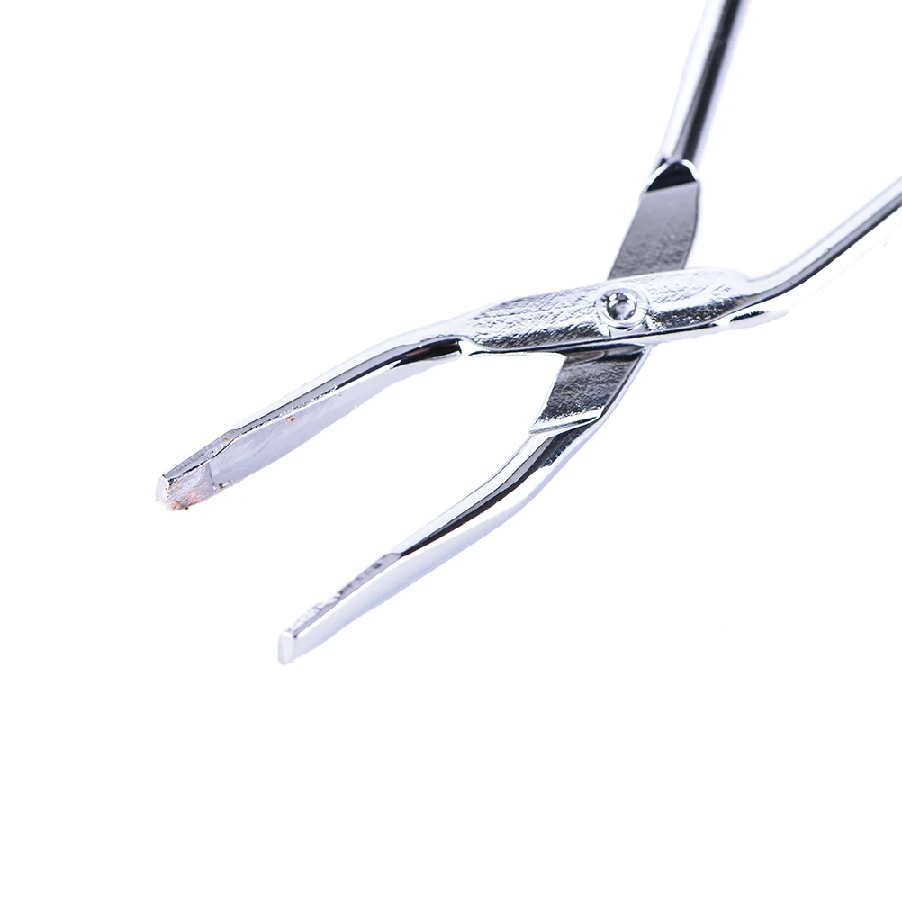 1PC Stainless Steel Small Nail Tools Eyebrow Nose Hair Scissors Cut Manicure Facial Trimming Tweezer Makeup Beauty Tool 5