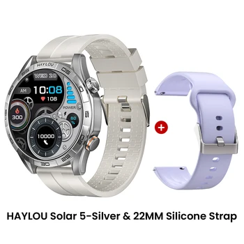HAYLOU Solar 5 Voice Calling Smartwatch 1.58'' AMOLED Display 60Hz Smart Watch 24H Health Monitoring Sports Smartwatch for Men 13