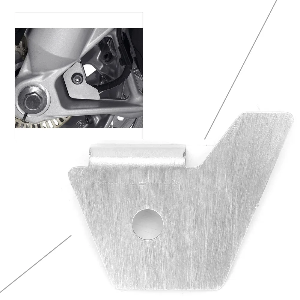 

Защита датчика скорости переднего колеса мотоцикла, защитная крышка для BMW R1200GS 2013 2014 2015 2016 2017 серебристый