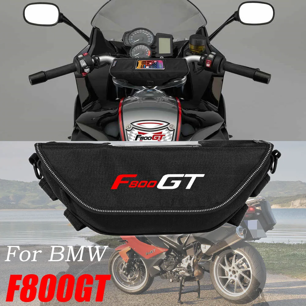 For BMW F800GT F800 GT F 800GT 800   Motorcycle accessory  Waterproof And Dustproof Handlebar Storage Bag  navigation bag for bmw f800gs adventure 2014 2018 f800gt f800 f 800 gs gt adv moto handlebar hand bar heighten riser clamp mount adapter extend