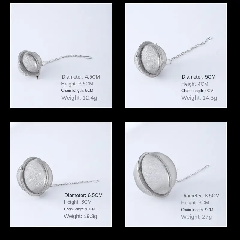 Stainless Steel Tea Infuser Sphere Locking Spice Tea Ball Strainer Mesh Infuser Filter Strainers Kitchen Accessories tea infuser tea strainer tea filter