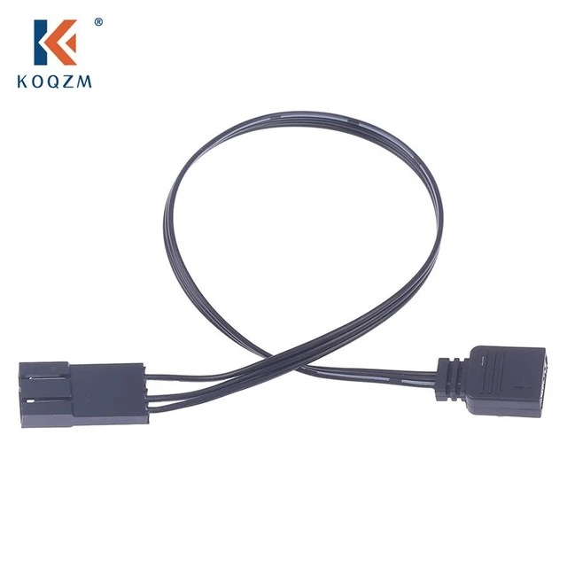1pc Fan Controller Adapter Cable Connector For Corsair RGB To Standard ARGB  3-Pin 5V 25CM Adapter Connector - AliExpress