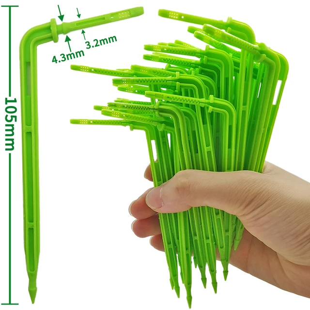 Oasis 10-100M 8L/H 4L 2L Garden Micro Drip Irrigation Emitter Greenhouse Watering Systems Kit 3/5mm Arrow Drippers Potted Bonsai