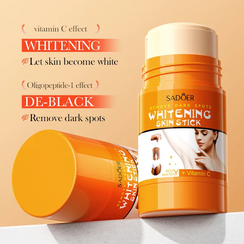 SADOER Niacinamide Vitamin C Body Skin Care Cream Stick Underarm Elbow Knee Private Part Remove Skin Black Solid Creams Stick 5