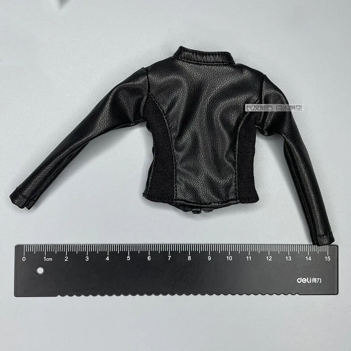 

1/6 Soldier CROW DH TOYS Female Soldier Trend Leather Jacket Coat Model