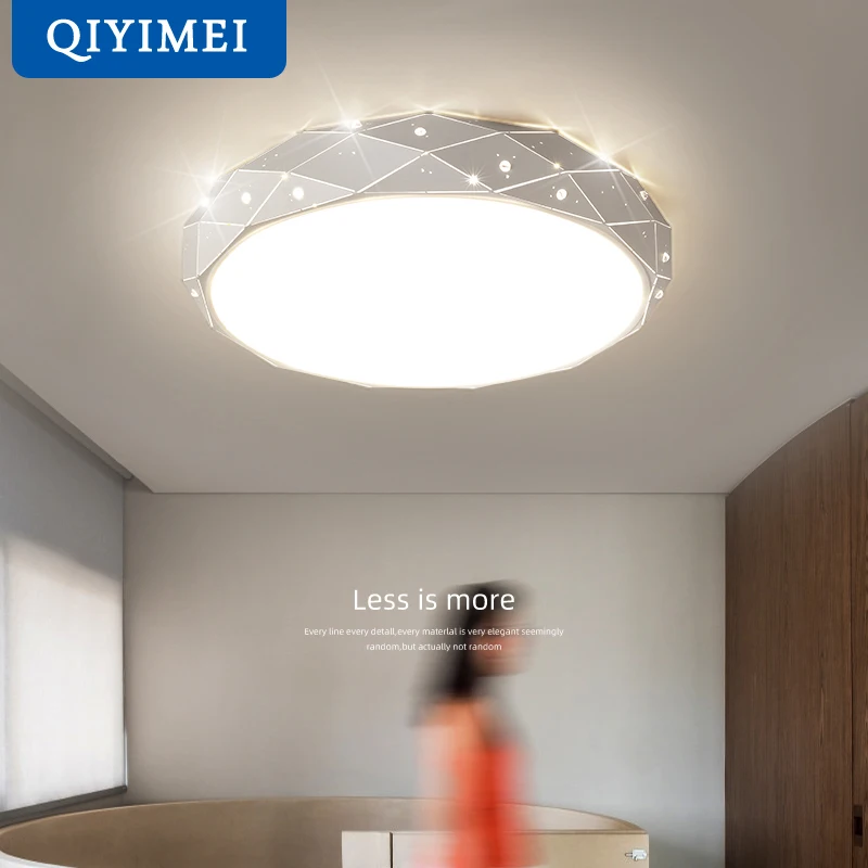 Iron Chandelier Lights For Child Bedroom Living Room Dimmable With Remote Control Luminaria Luminaire AC85-260V Indoor Fixtures