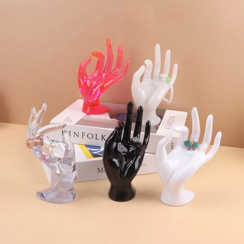 1pc Mannequin Ok Hand Model Ring Bracelet Bangle Watch Jewelry