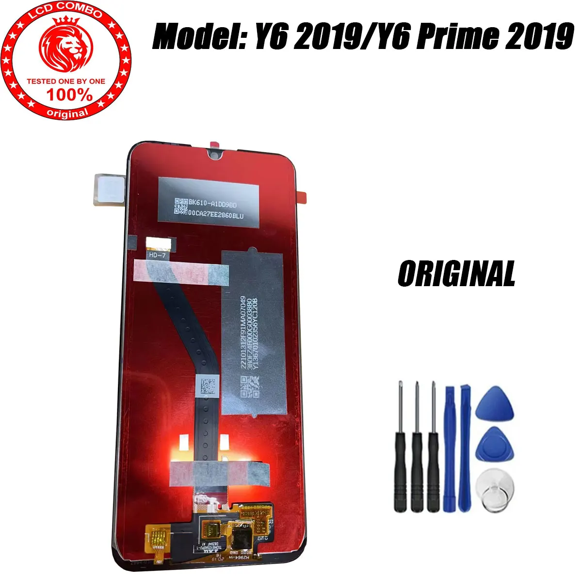 

100% Tested For Original Huawei Y6 Prime 2019 MRD-LX1F LX1 LX3 LX1N LCD Huawei Y6 2019 Display Touch ScreenDisplay Replacement