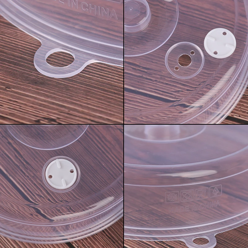Food Cover Microwave Cover 1pcs Plastic Microwave Food Cover Clear Lid Safe Vent Kitchen Tools Home Accessories