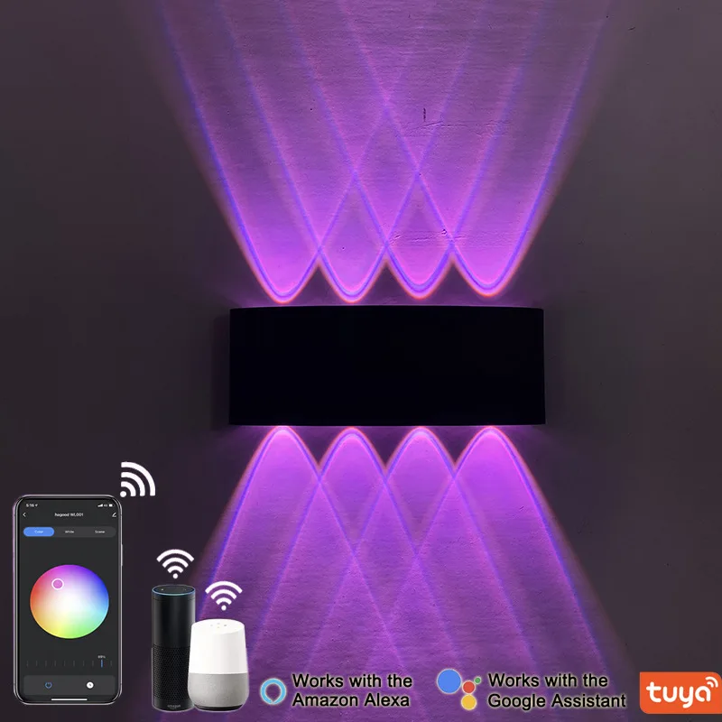 Modern RGB-LED APP-Control Wall Sconce