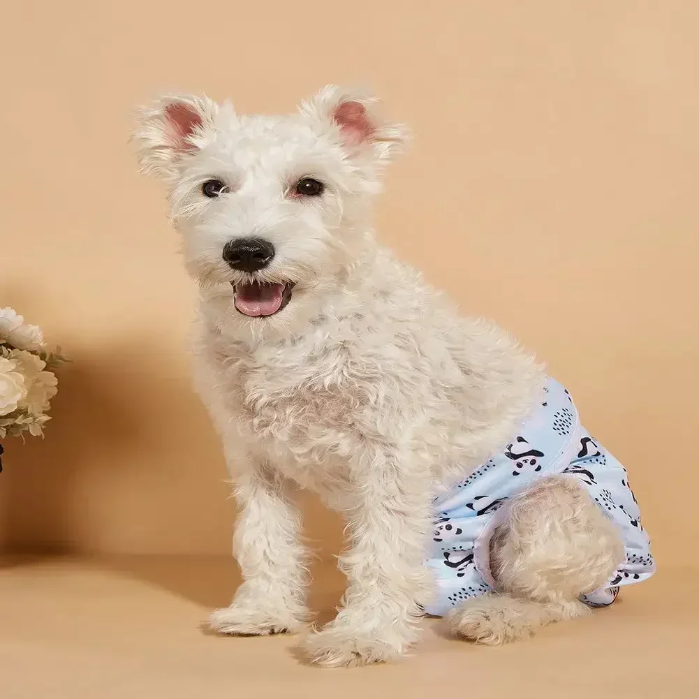 Reusable Female Dogs Diaper Pants Sanitary Female Dog Pants Diapers for Dogs Menstruation Pet Cat Physiological Safety Pants