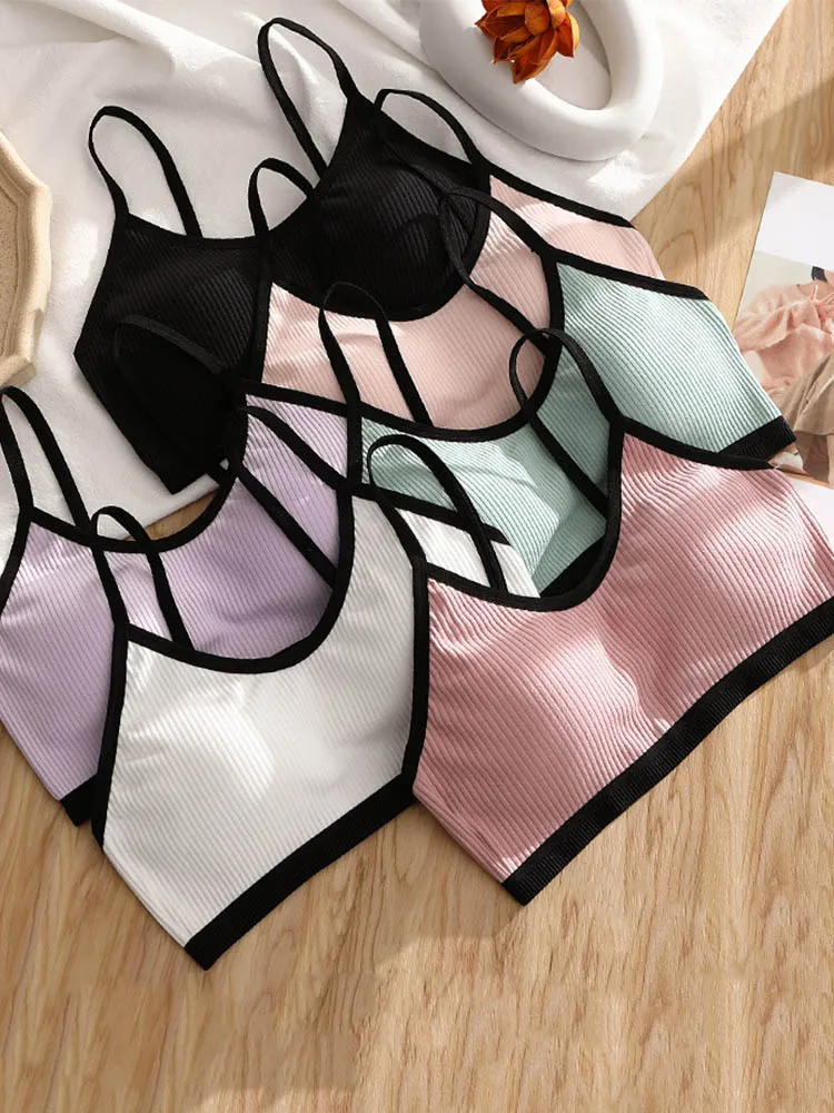 3D Sexy Lingerie Seamless Sport Bra Backless Strapless Top Push Up Bralette Brassiere for Women cotton girls lady women lingerie bra