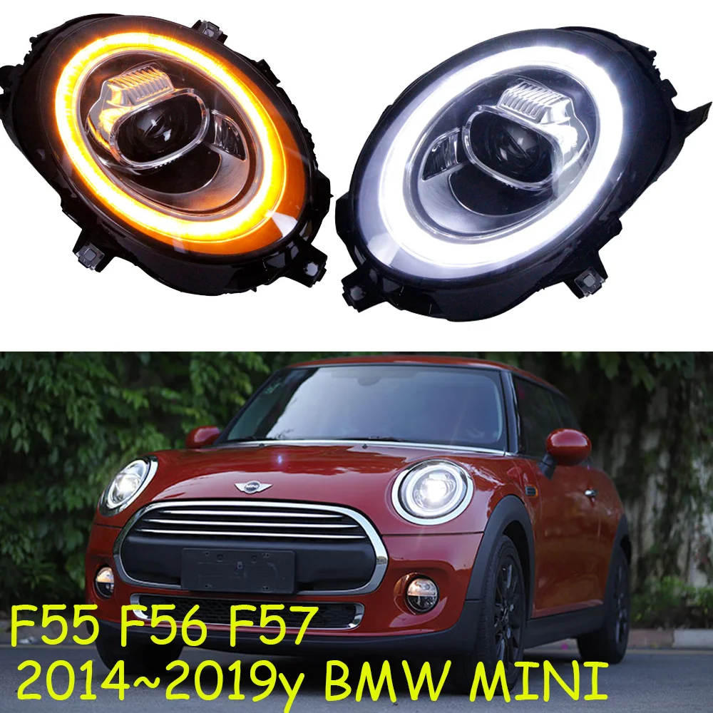 

1 комплект 2014 ~ Y автомобильный bupmer передняя фара B-M-W Mini F55 F56 F57 передняя фара автомобильные аксессуары все в светодиодном тумане для мини-фары