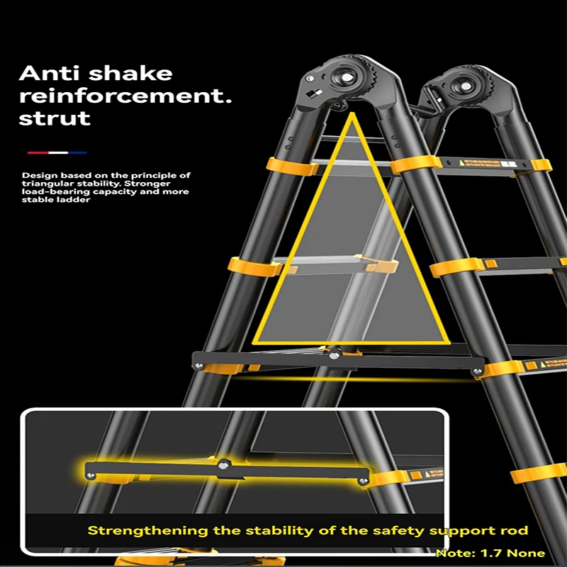 Herringbone Ladder with Foldable Engineering - Telescopic - Image 6