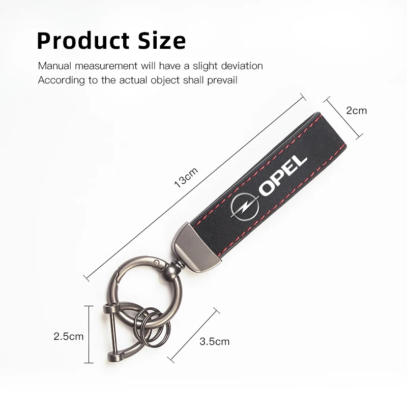 Elegant Tumbled Leather Keychain with Alloy Keyring Pendant Accessory