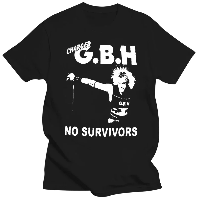 

Charged Gbh Tee Punk Rock Band Discharge Broken Bones S M L Xl 2Xl 3Xl T-Shirt