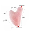 1pc Heart Shape SPA Massage Beeswax Gua sha Scraping Massage Scraper Face Massager Acupuncture Guasha Board Massager for Face 5