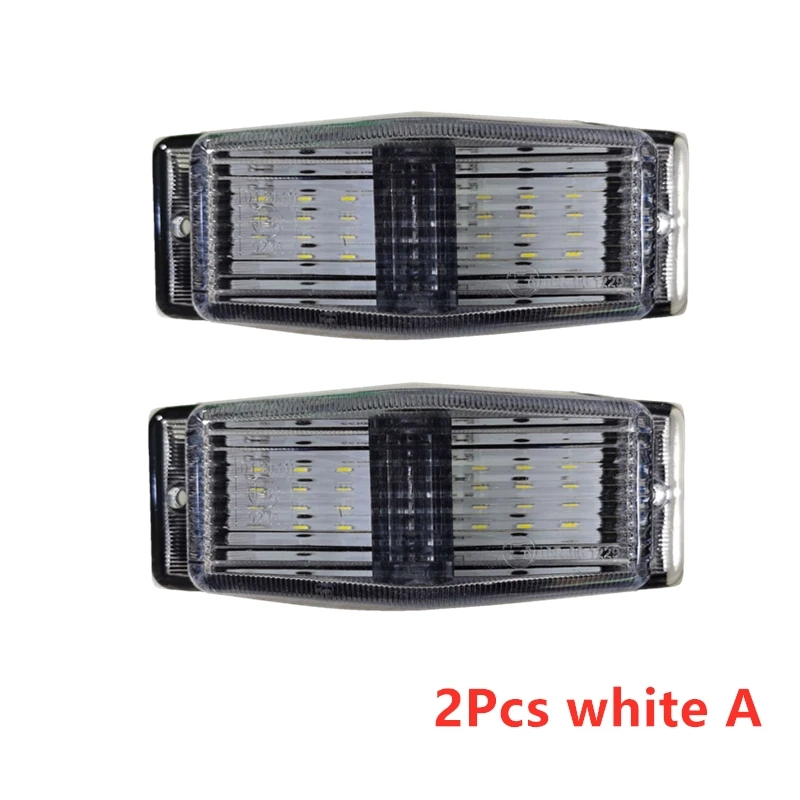 2X 24V LED Side Roof Marker Lights Truck Lorry Pour Volvo DAF Renault MAN Scania