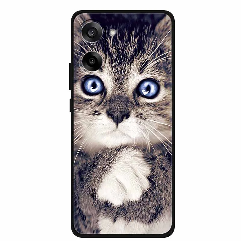 Sleek Black Soft Silicone Shockproof Phone Case