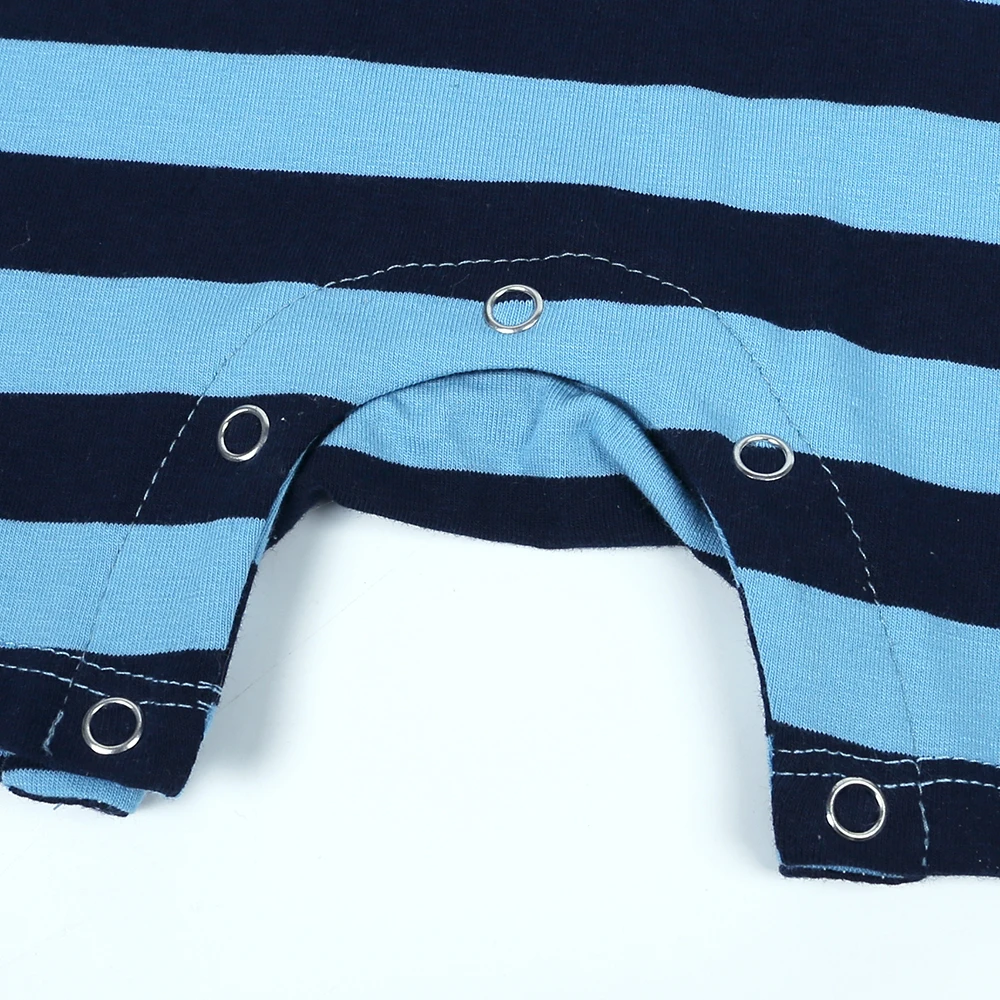 2025 Summer Infant Unisex Clothes Cute Newborn Baby Romper Knitted Stripes Cotton Soft Jumpsuit Toddler Boy Girl Pajamas Rompers 5