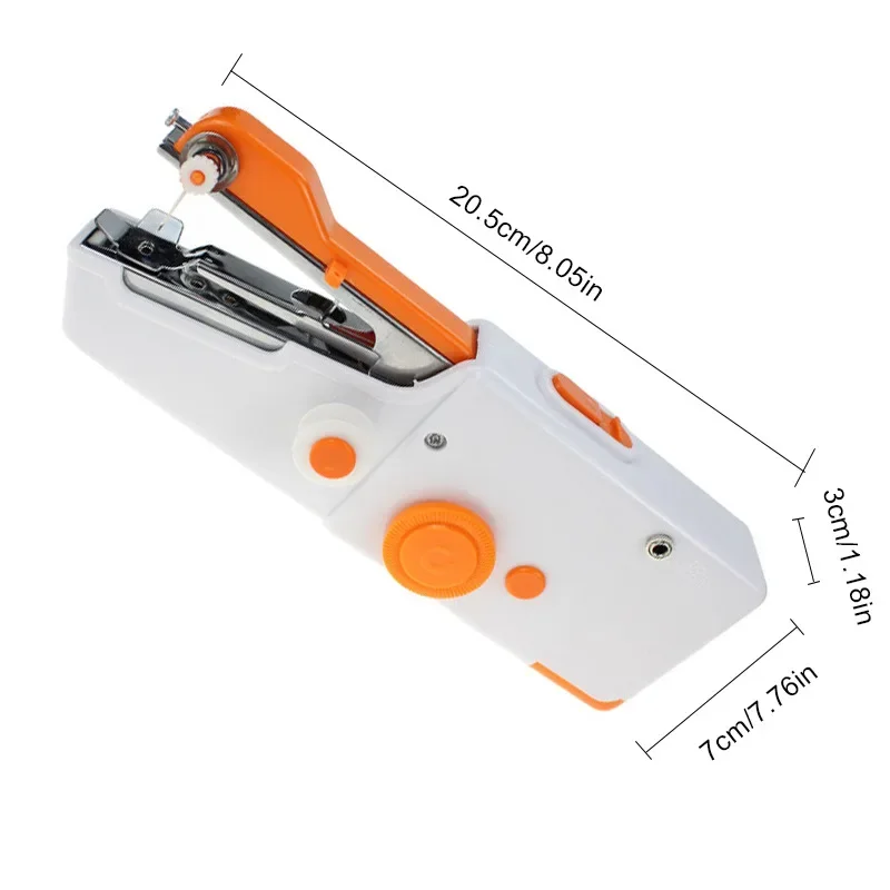 Portable Handheld Sewing Machine Cordless Electric Sewing Machine Set Home Sewing Quick Repair DIY Clothes Sewing Machine 6