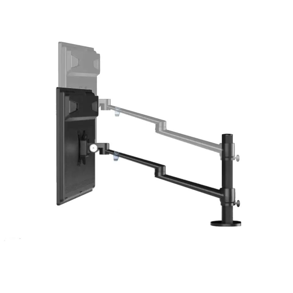 Height Adjustable Single Arm Monitor Mount ST410