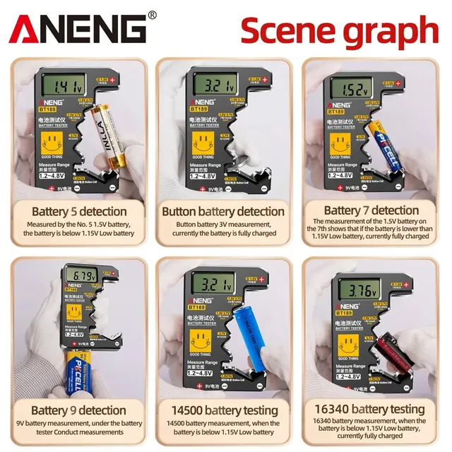 Universal LCD Battery Tester 3