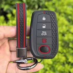 Premium Car Key Case Cover - Sleek and Durable Protection (With Keychain)