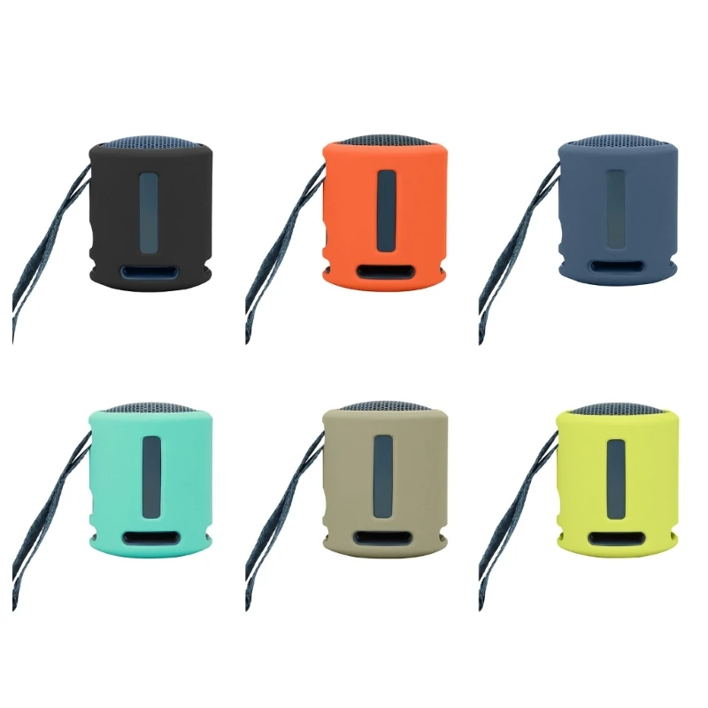 Custodia Morbida In Silicone Per Altoparlante Sony Srs-Xb13 Dropship Antigraffio E Antipolvere