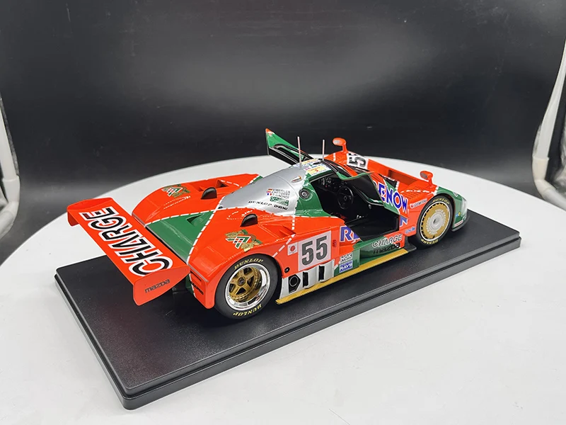 ミニカー IXO 1/18 Mazda 787B IXO 1/18 Mazda 787B #56 24H of Le Mans White Diecast Car