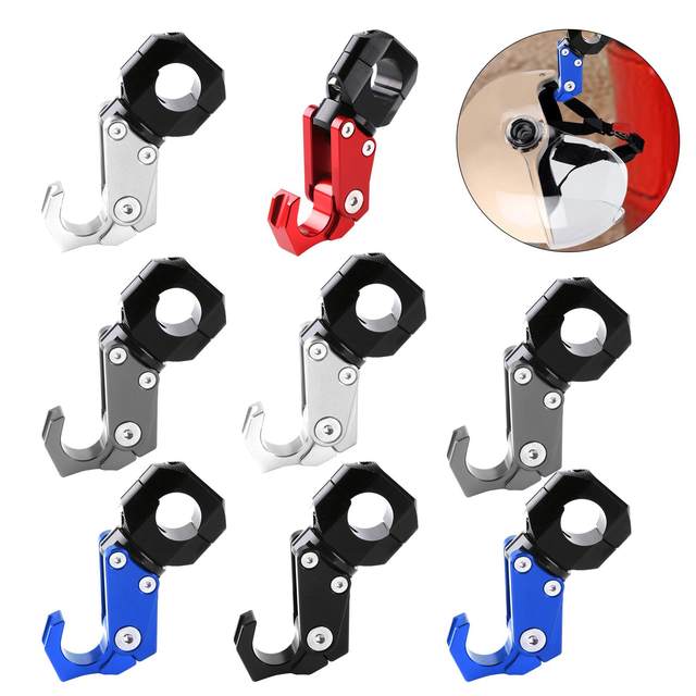 Metal Motorcycle Hook Holder Aluminum Alloy Luggage mount and storage Hanger Universal Spare Parts 22mm Moto Parts